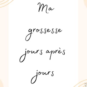 Cartes étapes grossesse