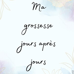 Cartes étapes grossesse - Doré
