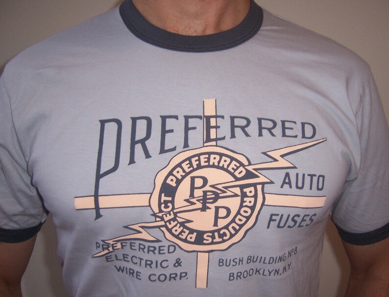 Preferred Auto Fuses 1930s vintage design shirt Men small, medium, large, xl, 2xl image 3