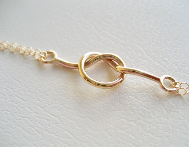 Love Knot Bracelet Gold Filled Love Bracelet Knot Bracelet Etsy