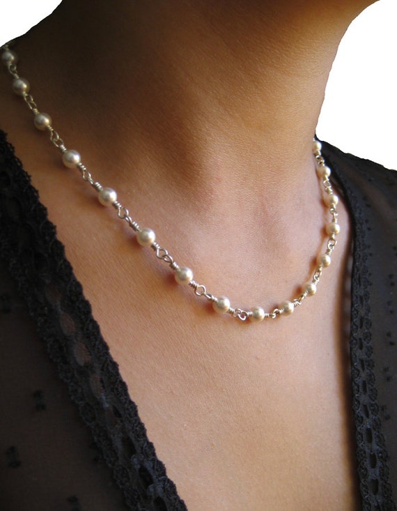 MMC Heart Valentines Stone Rose Pearl Silver Pendants Necklaces