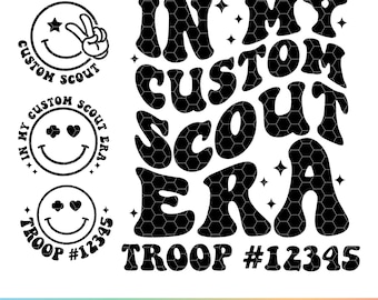 In My Custom Scout Era SVG PNG, Custom Girl Era Svg, Scout Era SVG, Troop Era Svg, Scout Mom Era, Cookie Era Svg, Scout Leader Era Svg