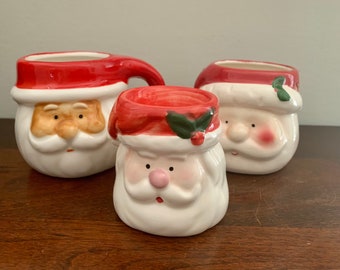 Collection of Santa Goodies Santa Mug Santa Cup Santa Candle Holder Instant Santa Collection