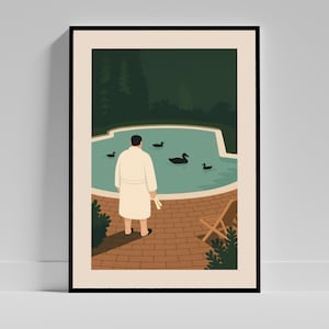 The Sopranos Poster, Tony Soprano Wall Art, HBO Crime Drama Print, Mafia TV Show, Digital Download, Cult Series Artwork, James Gandolfini