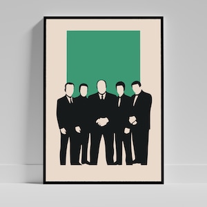 The Sopranos Poster, Tony Soprano Wall Art, Mafia TV Show Print, HBO Series Decor, Digital Download, Cult Crime Series, Gift for Him,