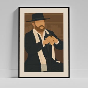 Peaky Blinders Poster, Alfie Solomons Wall Art, Tom Hardy Print, British Crime Drama Decor, Digital TV Show Artwork, TV Series Gift