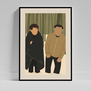 The Sopranos Poster, Christopher Moltisanti & Paulie Gualtieri Wall Art, HBO Mafia TV Show Print, Crime Drama Decor, Digital Series Artwork