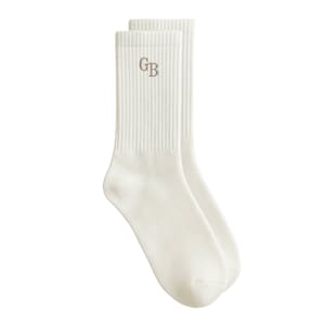 Custom Embroidered Initial Socks – Personalized Monogram Crew Socks – Gift for Him or Her