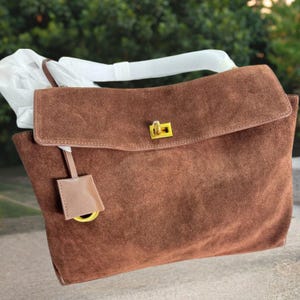 Wildleder Tasche, Frauen Ledertasche, Wildleder Schultertasche, Tote bag, Handtasche, Crossbody bag, Laptop tasche, Wildleder Henkeltasche, große Ledertasche