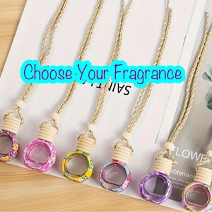 Hanging Car Air Freshener Diffuser Car Decor Rearview Diffuser Hanging Car Charm Car Fresheners Natural Essential Oil Perfume Soothing Armoa