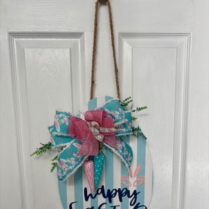 Easter Egg Door Hanger / Spring Front Door Wreath
