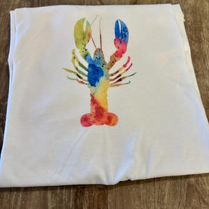 Crawfish shirt | Watercolor crawfish shirt | Louisiana crawfish shirt | New Orleans shirt | Mardi Gras Shirt | Crawfish Boil shirt