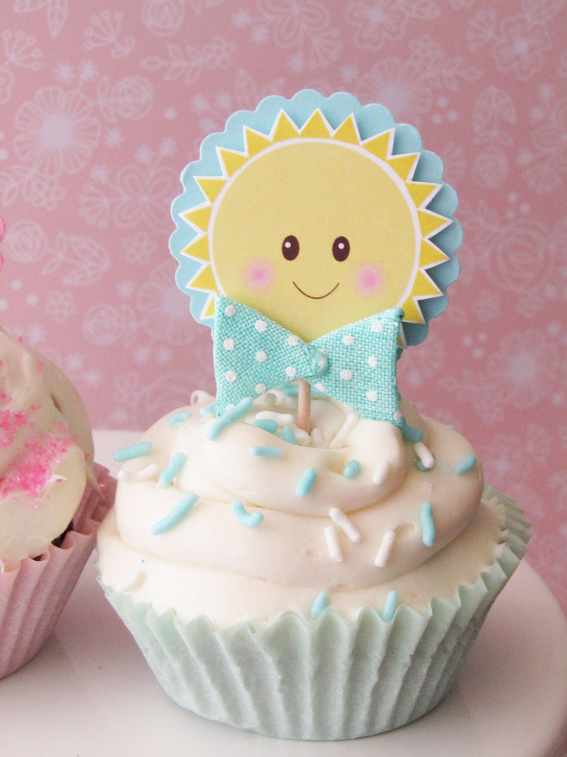 Sunshine Cupcake Toppers You Are My Sunshine Our Little Etsy