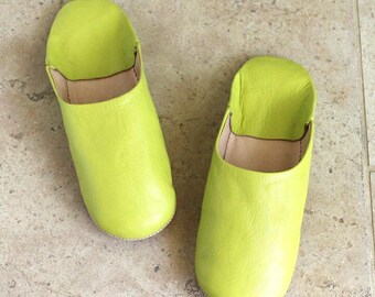 Everyday Comfort Moroccan Slippers | Handmade Leather Babouche | Unisex & Naturally Dyed