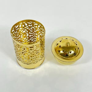 Handcrafted Unlacquered Brass Bathroom Basket – Engraved Trash Can & Decorative Toilet Storage | Elegant Brass Waste Bin