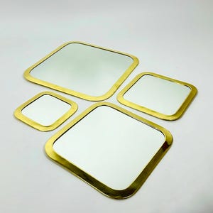 Handmade Moroccan Brass Square Mirrors: Elegant Wall Decor