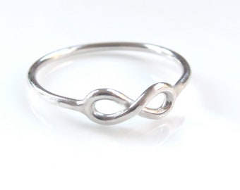 Infinity Stacking Ring - Timeless Elegance - Sterling Silver Ring