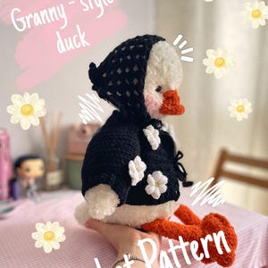 Apprentissage de patrons pour le crochet Cuddly GrannyStyle Duck
