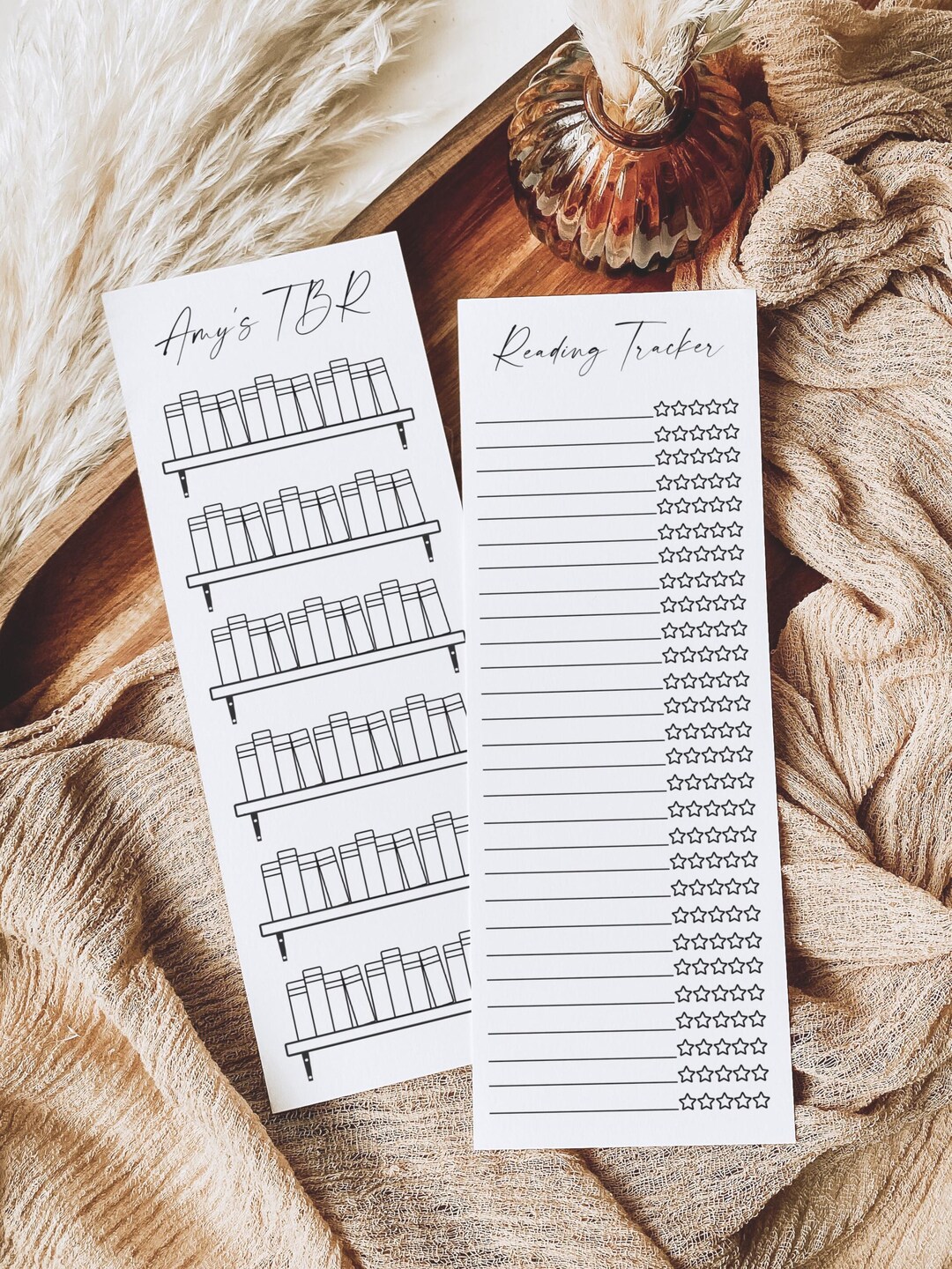 Minimalist Reading Progress Tracker Bookmark Template, Coloring ...