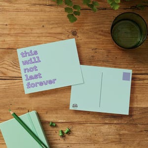 Für immer Postkarte | Personalisiert