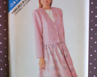 Vintage 1980s Sewing Pattern - Butterick 3082 - Misses' Jacket And Skirt (Size 6-8-10-12-14) - Sewing Supplies