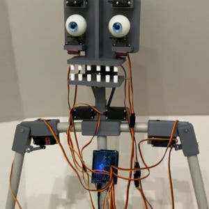 Kit de cabeça e ombros para endoesqueleto animatrônico, animatrônico falante faça você mesmo, robótica, projeto de robótica para iniciantes.