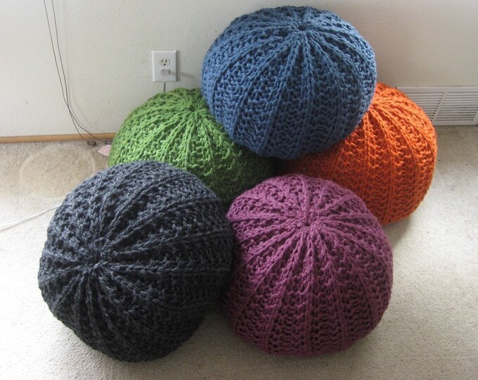 Extra Large Pouf Pillow You Pick the Color Etsy