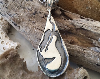 Mermaid Necklace - Mermaid Jewelry - Beach Necklace - Beach Jewelry - Ocean Jewelry