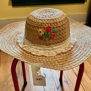 Pearl Wide Brim Hat - Etsy display picture 1