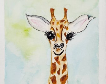 Whimsical Giraffes - Greeting Cards