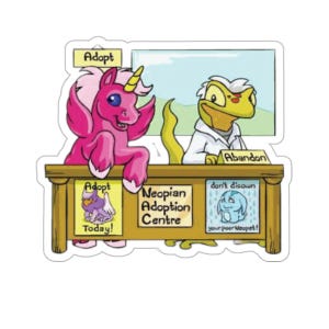 Neopets Adoption Agency Sticker