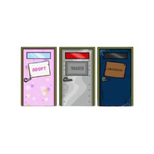 Neopets Adoption Doors Sticker