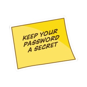 Password Sticker