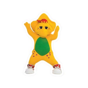 BJ Dinosaur Sticker