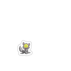 Meowclops Sticker