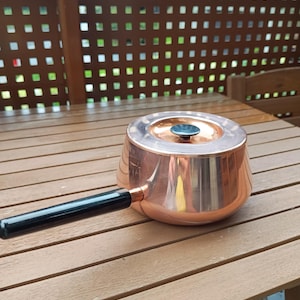 Rare SIGG Copper INOX 18/8 Saucepan – Swiss Vintage Mid-Century – 1960-70s
