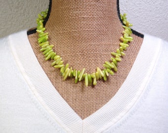 Natural Yellow and Orange AAA Grade Coral Stem Slices 925 Silver Necklace and Earrings