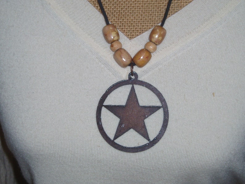 2 12 Inch Handmade Metal Star Statement Necklace