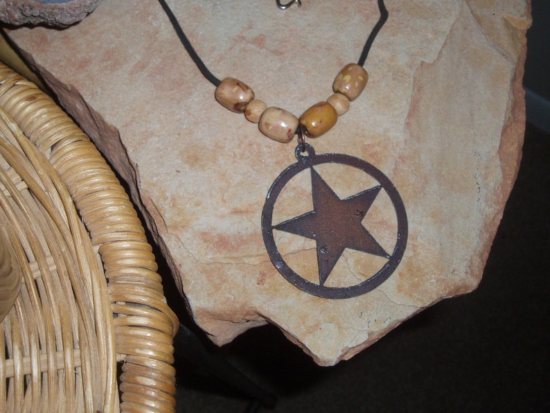 2 12 Inch Handmade Metal Star Statement Necklace