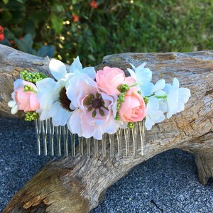 Floral Hair Comb/Bridal Hair Piece/Wedding Hair Comb
