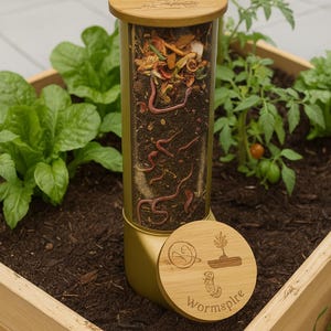 Wormspire™ Worm Compost Bin – Modular Kitchen Waste Solution, Sustainable Garden Gift