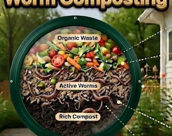 Wormspire™ Modular Worm Composter - Kitchen Scraps to Soil Kit