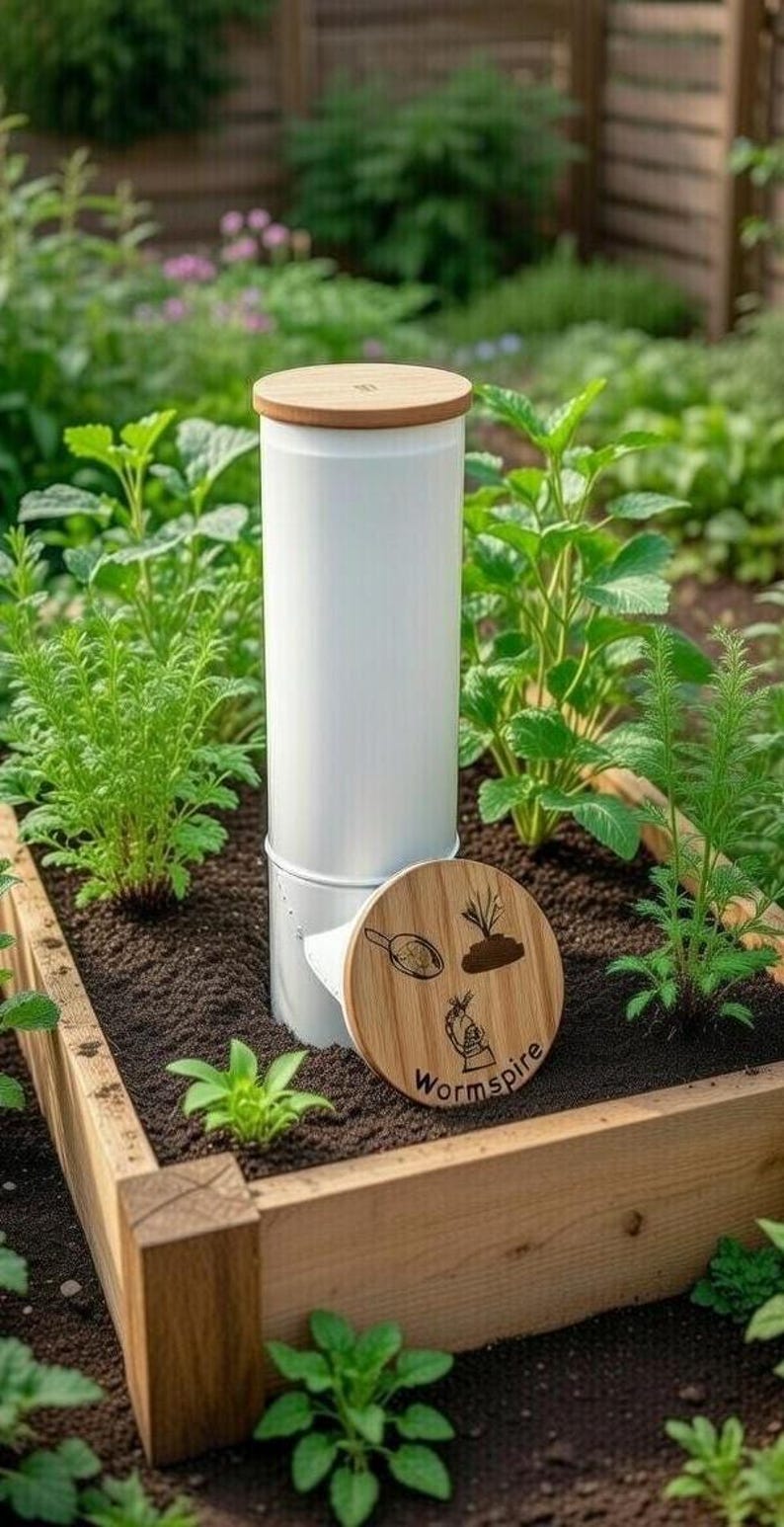Wormspire™ Modular Compost Tower – Easy Kitchen Scrap Vermicomposter ...