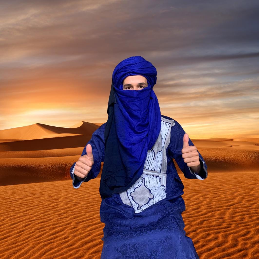 Sahara desert turban France