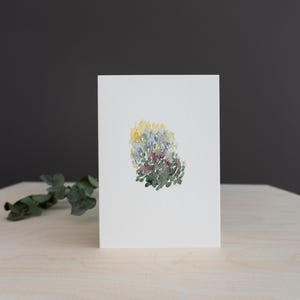 Biglietto d'auguri / Astratto / Dipinto ad acquerello / Stampa artistica / Compleanno / Regalo / Celebrazione