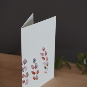 Biglietto d'auguri / Compleanno / Celebrazione / Acquerello / Dipinto a mano / Astratto