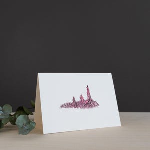 Biglietto d'auguri astratto / Acquerello / Dipinto a mano