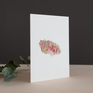 Biglietto d'auguri / Astratto / Dipinto ad acquerello / Stampa artistica / Compleanno / Regalo / Celebrazione