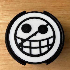 3D Printed One Piece Coaster Set- Donquixote Doflamingo - Donquixote Family - Gift for Anime Fan/One Piece Fan