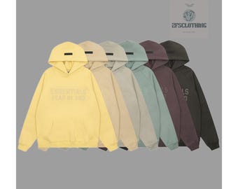 Unisex Essentials Pullover Hoodie Mjuk, bekväm och mångsidig